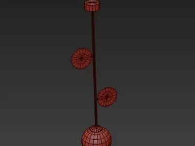 Areti Plates Pendant 3D model purchase