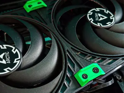 Computer Fan Riser 120mm 140mm STRONG only 1g Free 3D print model