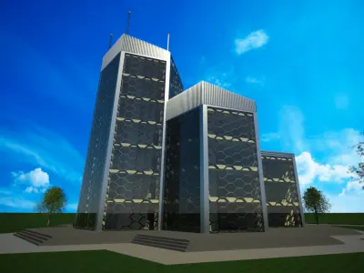 Office building 3D model 519