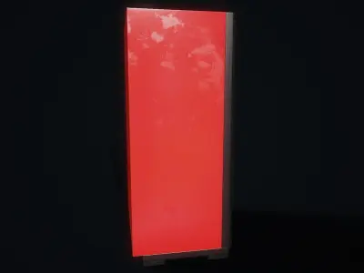 Cola Vending Machine Low-poly 3D model