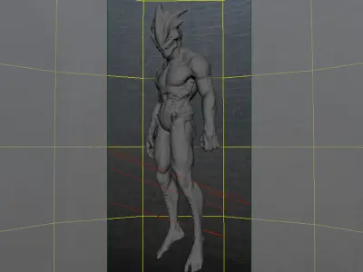 Raisher The Sky Reaper Render Scene Pack 3D model