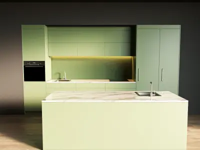 113-Kitchen5 matte 10 3D model
