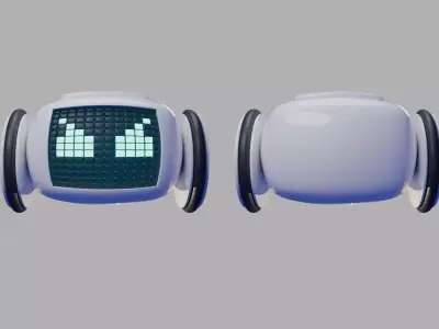 3D Character Robot Type 2 3D model