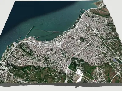 Cityscape Samsun Turkey 3D model