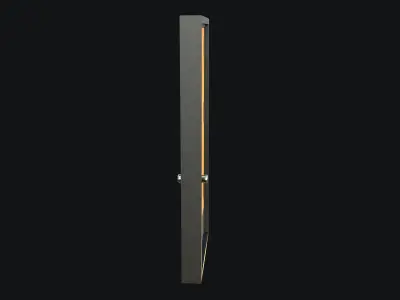 Classroom Door PBR Game Ready Low-poly 3D model