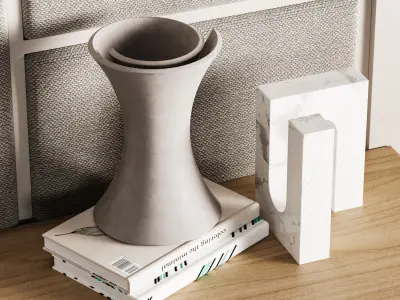 Modern TV Wall 031 3D model