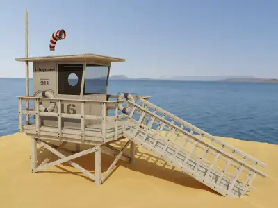 Baywatch house 3D model