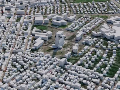 Reykjavik - Iceland 3D model