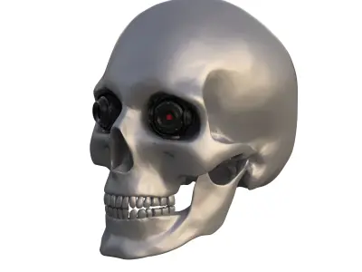 Robot Cyborg Eye 3d model 3D model