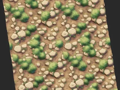 Stylized Ground Seamless Texture Texture 24