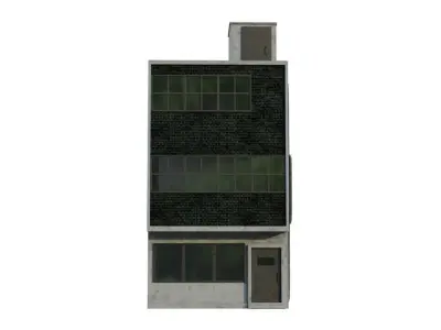 Japan city building 1 3D model