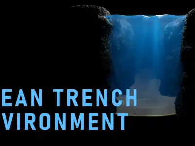Ocean Trench Environment 3D model