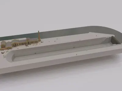 Titanic Dock and Pump House 3D model