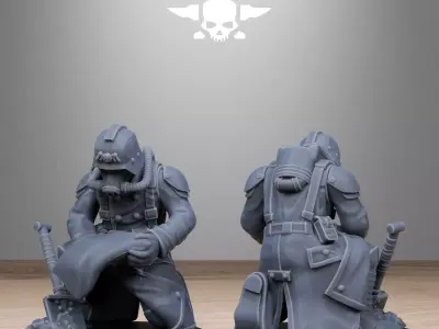 GrimGuard Battlefront 3D print model