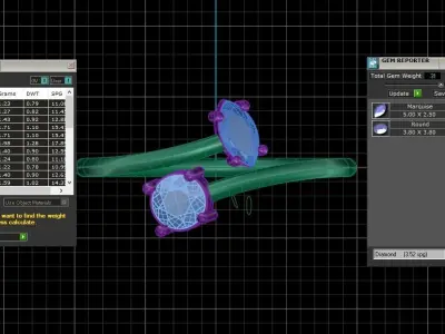 Women Light Weight Band Ring 3D print model