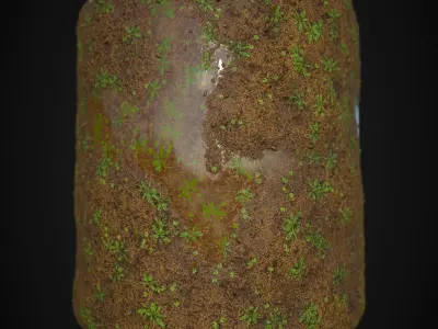PBR Grass Ground made in substance designer Texture