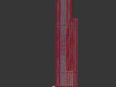 Building 311 S Wacker Dr Chicago IL 3D model