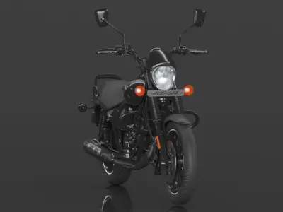 Bajaj Avenger 160 Street Ebony Black Low-poly 3D model
