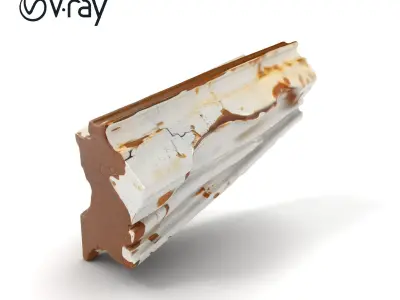 Time-Worn Moldings Realistic Texture model pack Low-poly 3D model