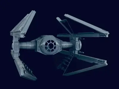 TIE Avenger Prototype 3D print model