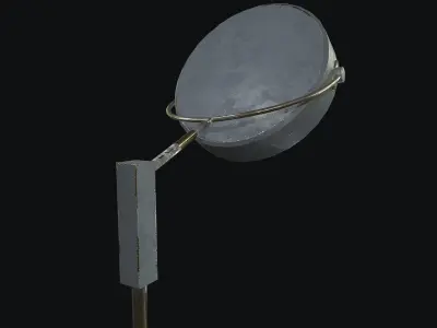 Floor Operating Lamp Low-poly 3D model