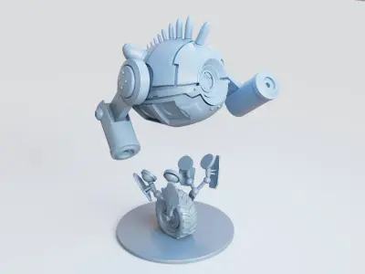 robot on Weel  3D print model