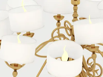 Pieter Adam Melting Amsterdam chandelier 3D model