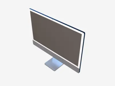 Apple imac 2021 v1 006 Low-poly 3D model