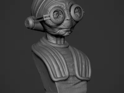 Maz kanata 3D print model