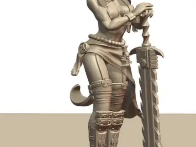 Holy Chainsaw Sisters 3D print model