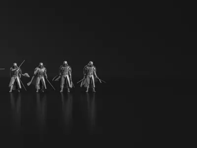 Darth Vader Figure Set 04 3D print model