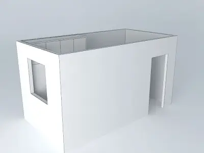 augustoorkut box with window Free 3D model
