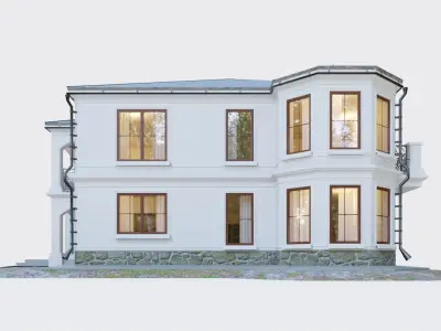 House in neoclassical style 3D model