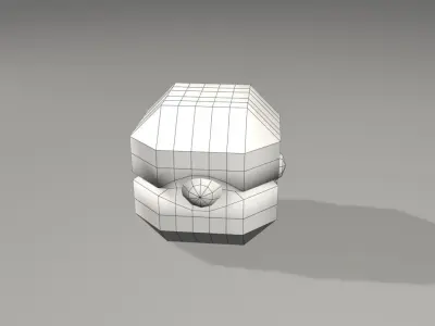 scifi crates 3D model