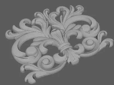 Decor for furniture 3D model 40