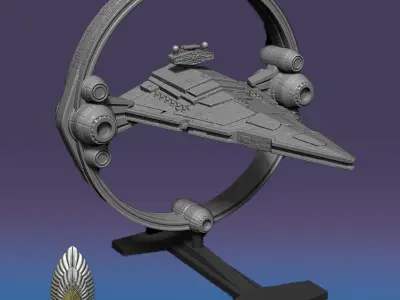 Admiral Thrawn Chimaera Star Destroyer Ahsoka 3d digital dl 3D print model