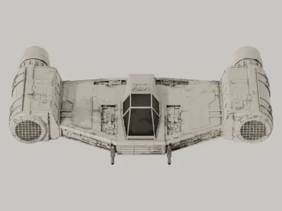 Archer-class Starfighter - Star Wars Kimverse 3D model