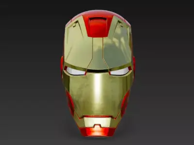 Iron Man Helmet 3D Print Model 3D print model