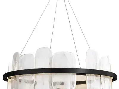 Vitre Circular LED Pendant Low-poly 3D model