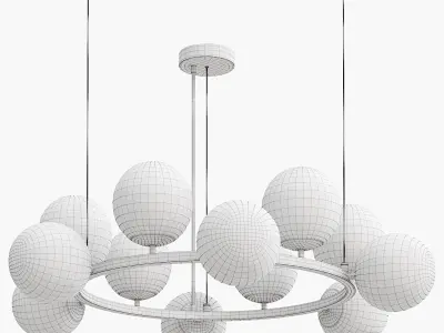 Odeon light modern Tovi chandelier 3D model