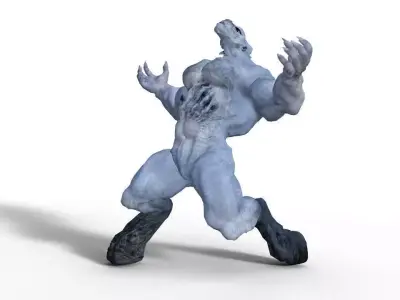 Realistic Game Character - Rigged Low-poly 3D model