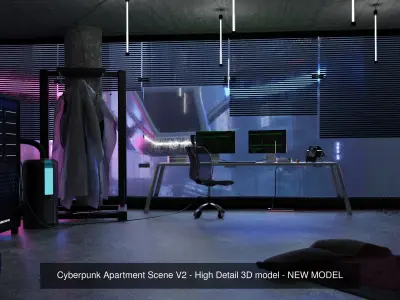 Cyberpunk Style Collection 3D Model Pack