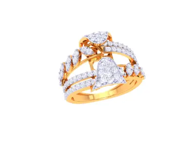 Women Ring Render 3dm STL OBJ FBX Details  3D print model