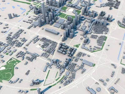 Ping An Finance Centre Shenzhen China 3D model