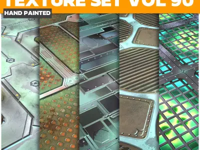 Scifi Vol 90 -  Game PBR Textures Texture
