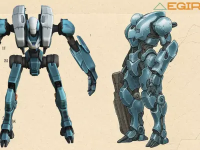 Aegiron Low-poly 3D model