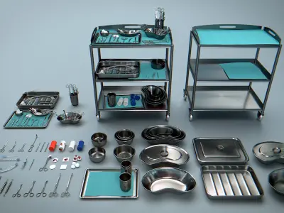  Surgical Instruments - Medical Equipment Collection 