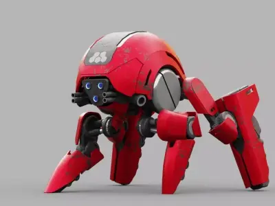 BATTLE DROID S2000  rigged 3D model