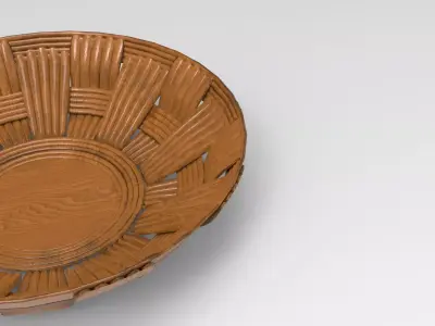 Hook Vase Low-poly 3D model
