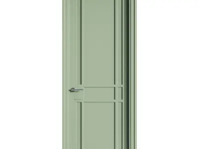 Modern entrance door 50 3D model